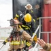 Firefighters conduct structural live fire training