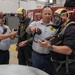 Firefighters conduct structural live fire training