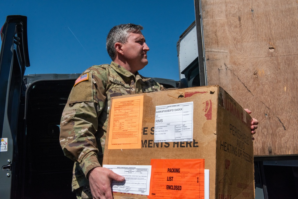 Landstuhl Regional Medical Center conducts blood resupply for DEFENDER 25
