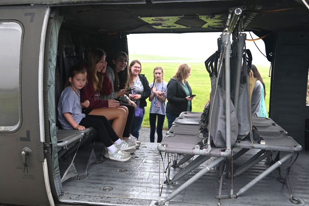 Employees’ kids tour Fort Indiantown Gap