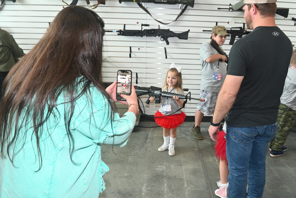 Employees’ kids tour Fort Indiantown Gap