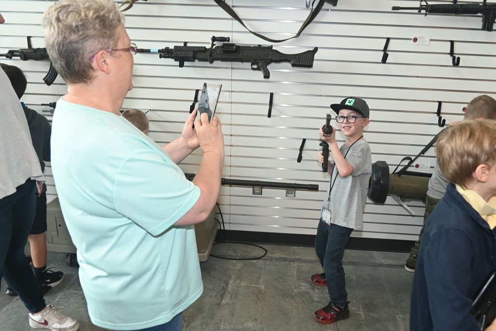 Employees’ kids tour Fort Indiantown Gap