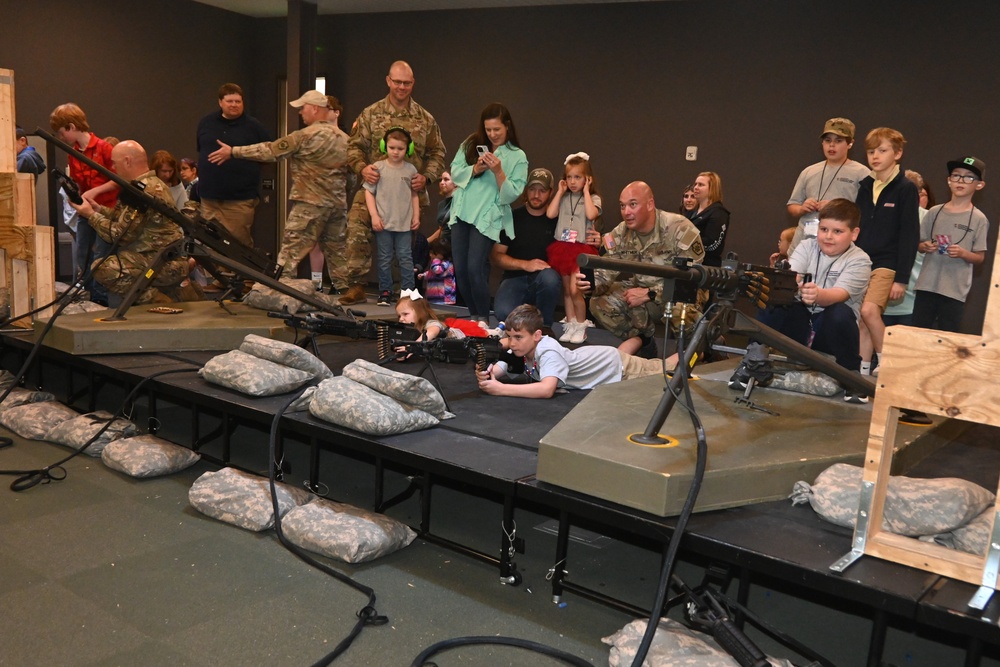 Employees’ kids tour Fort Indiantown Gap