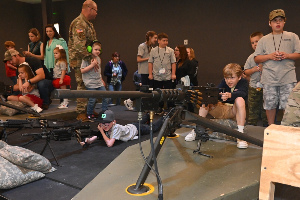 Employees’ kids tour Fort Indiantown Gap