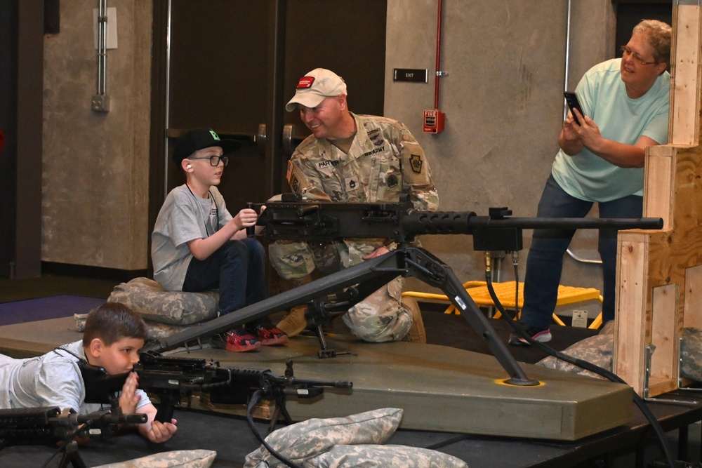 Employees’ kids tour Fort Indiantown Gap