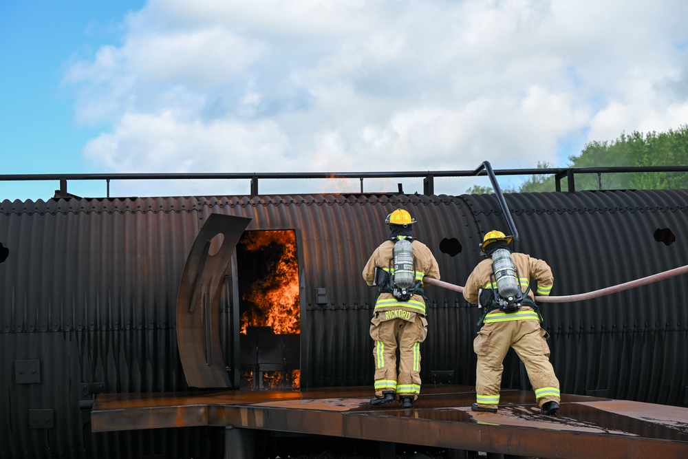Rickenbacker firefighters face the heat at YARS
