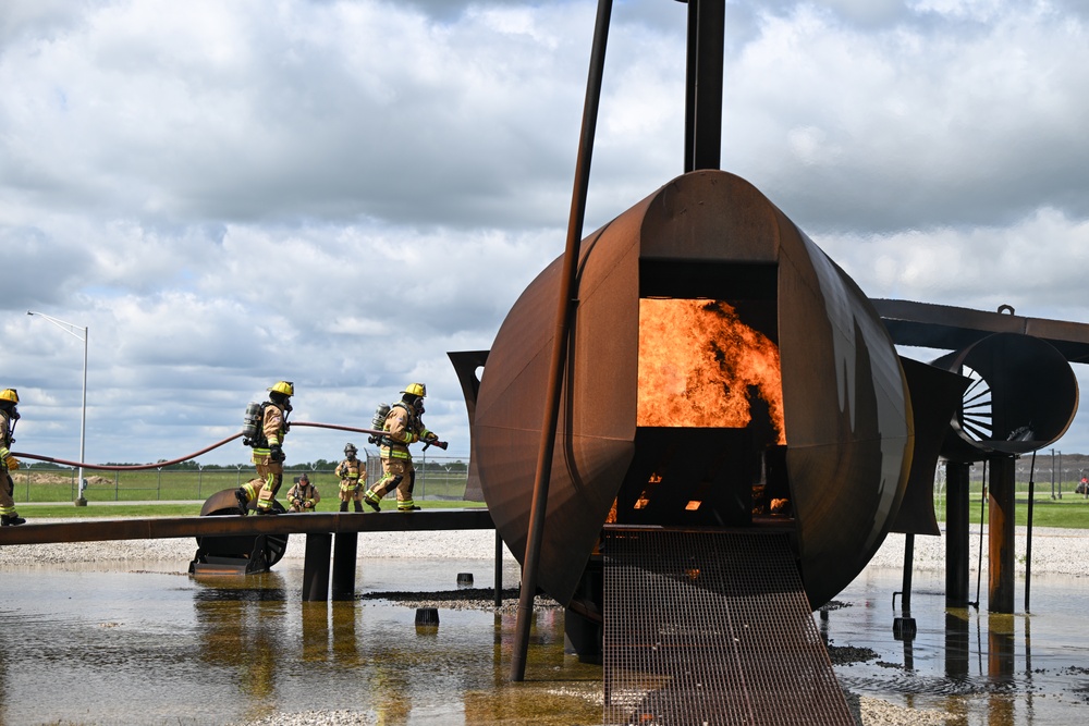 Rickenbacker firefighters face the heat at YARS