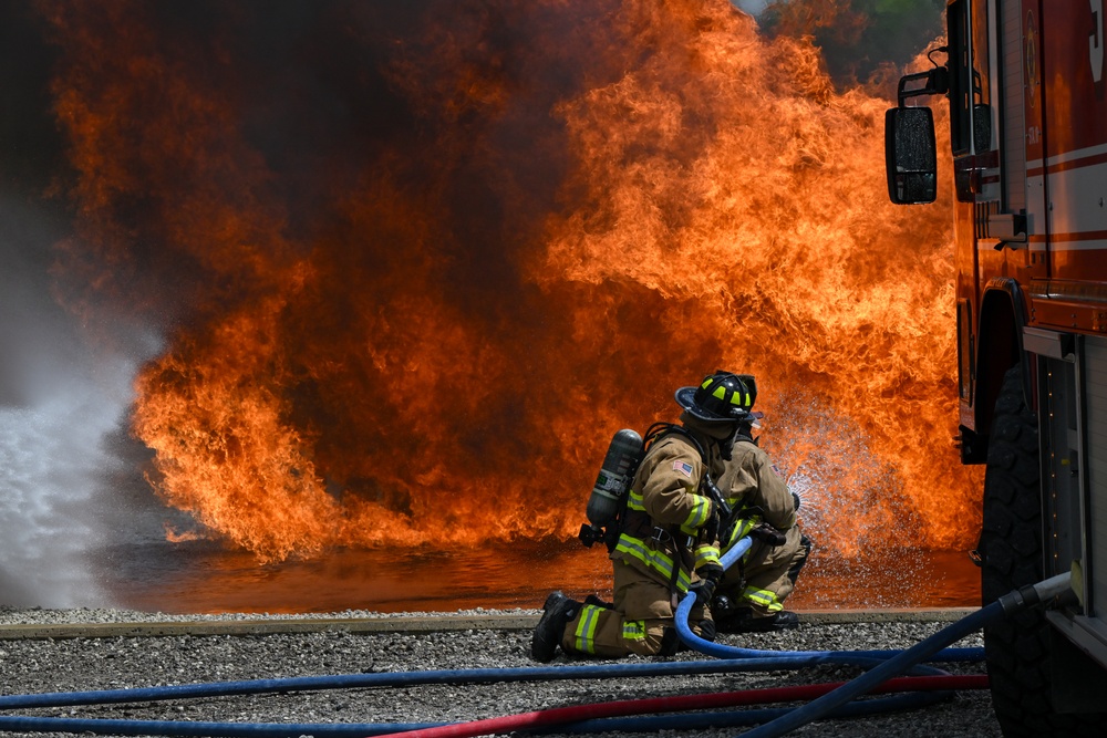 Rickenbacker firefighters face the heat at YARS