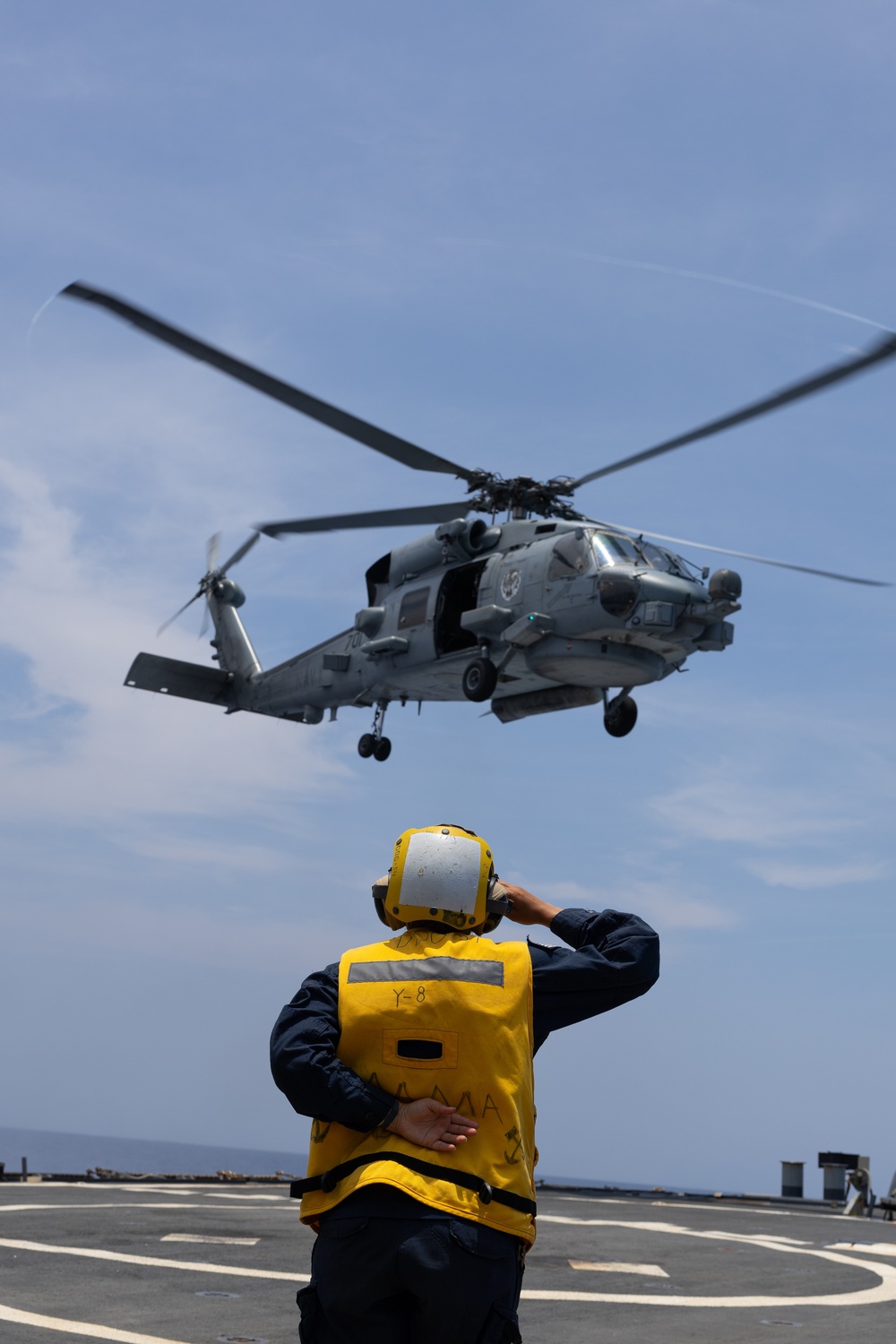 Curtis Wilbur Conducts Flight Operations