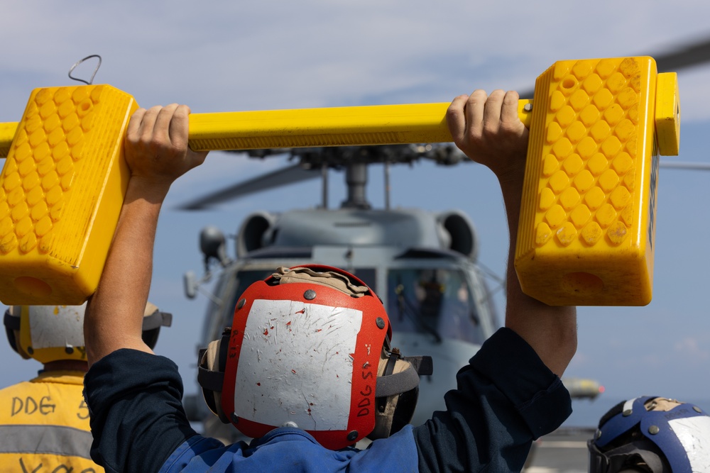 Curtis Wilbur Conducts Flight Operations