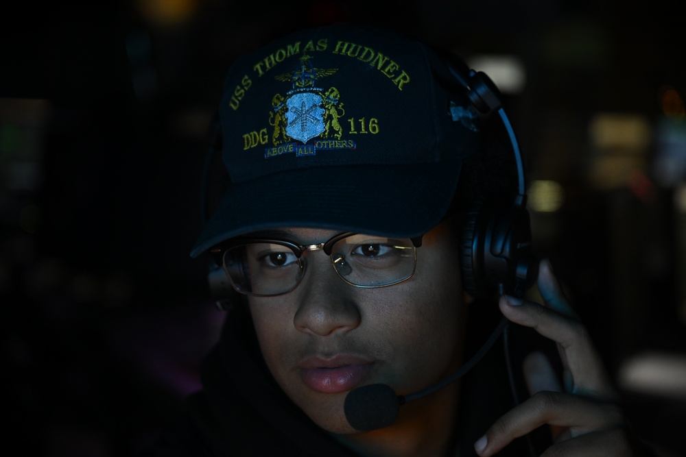 USS Thomas Hudner (DDG 116) Participates in Formidable Shield 2025