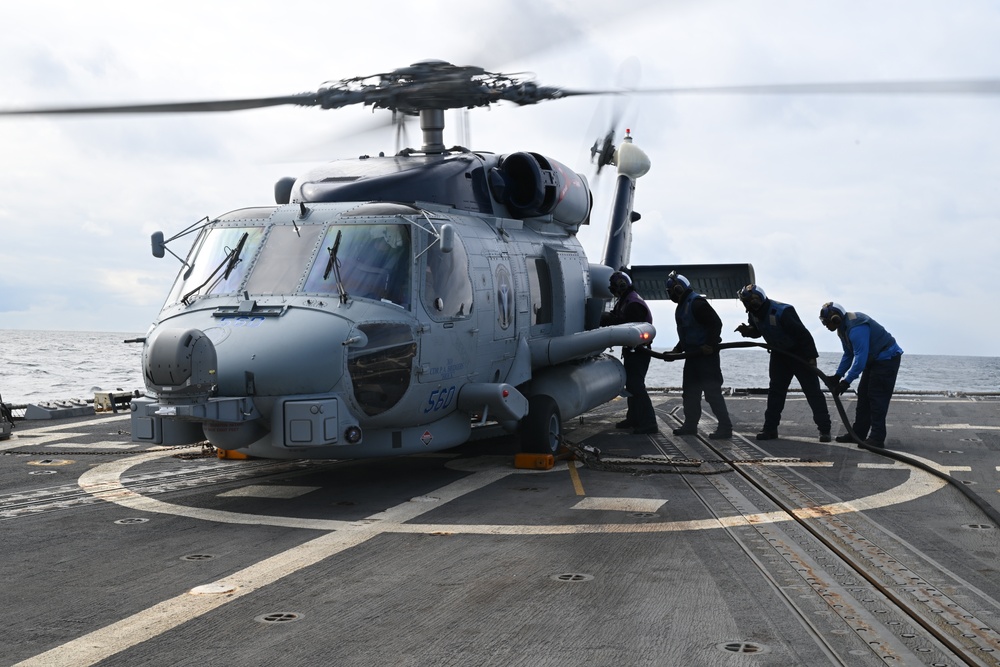 USS Thomas Hudner (DDG 116) Participates in Formidable Shield 2025