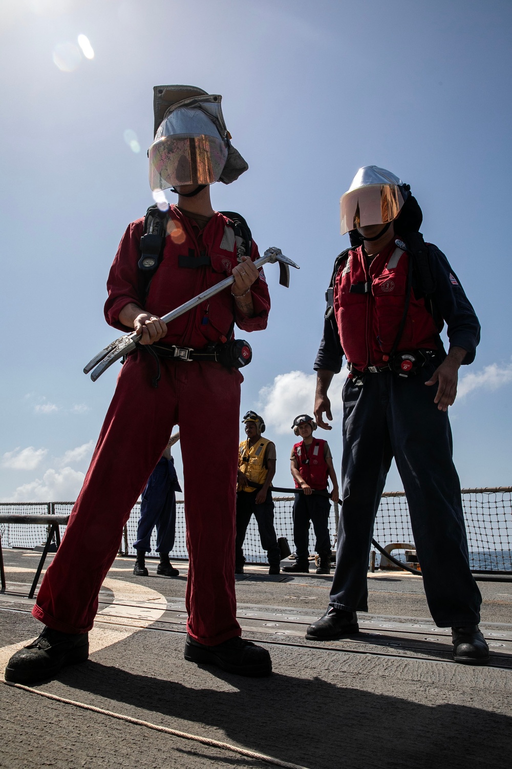 USS Wayne E. Meyer conducts operations in the U.S. Central Command area of responsibility as part of the Carl Vinson Carrier Strike Group