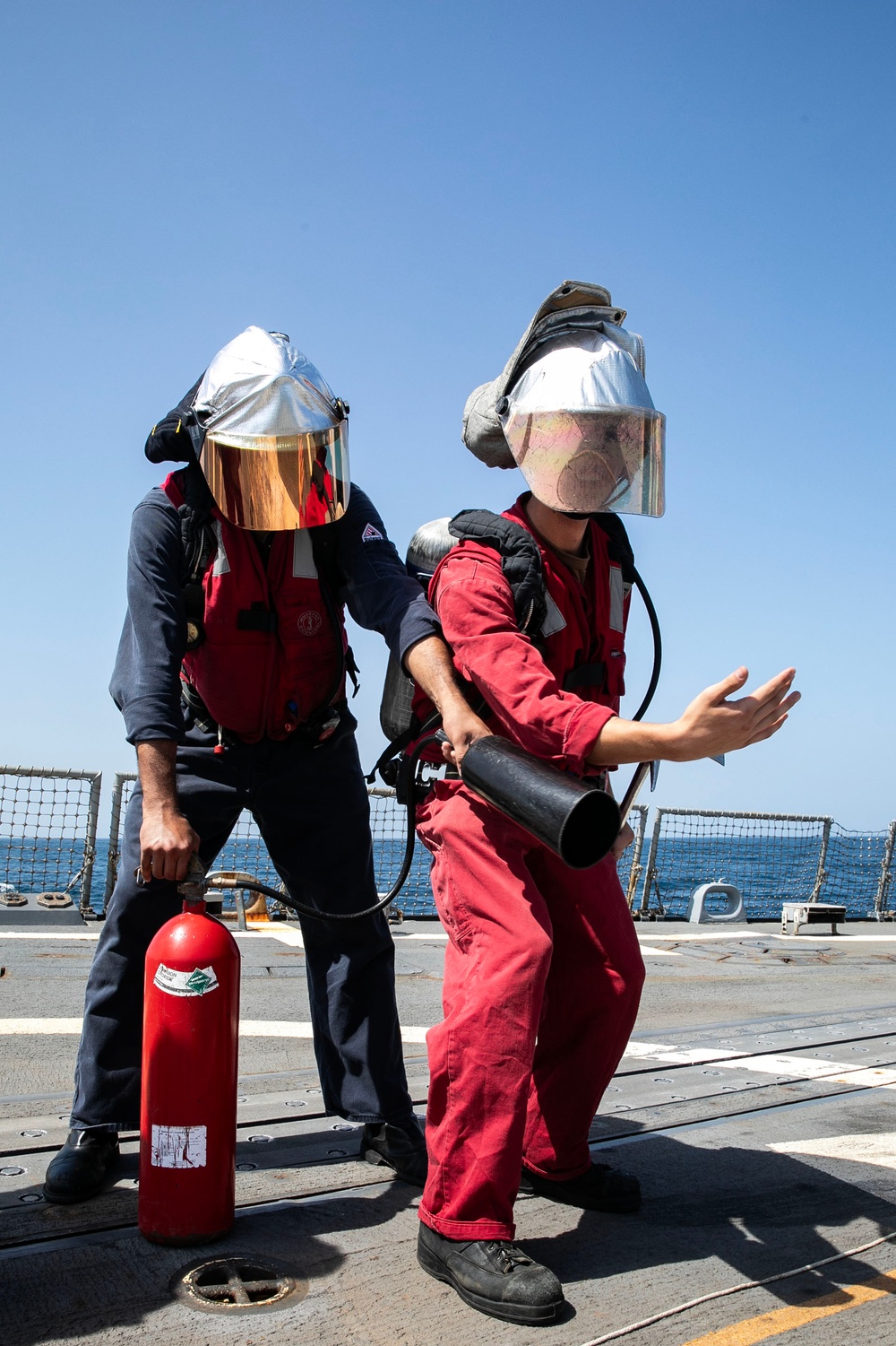 USS Wayne E. Meyer conducts operations in the U.S. Central Command area of responsibility as part of the Carl Vinson Carrier Strike Group