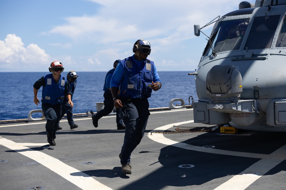 Curtis Wilbur Conducts Flight Operations