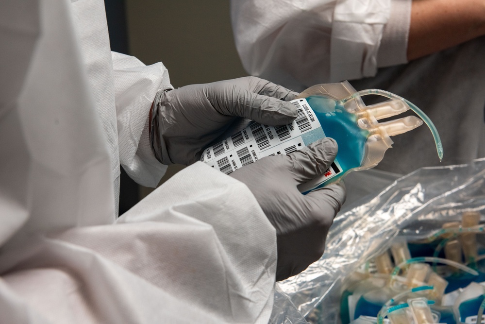 Landstuhl Regional Medical Center conducts blood resupply for DEFENDER 25