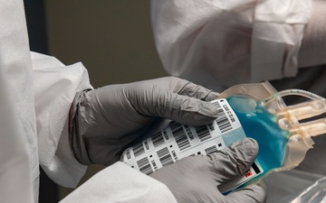 Landstuhl Regional Medical Center conducts blood resupply for DEFENDER 25