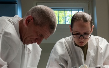 Landstuhl Regional Medical Center conducts blood resupply for DEFENDER 25
