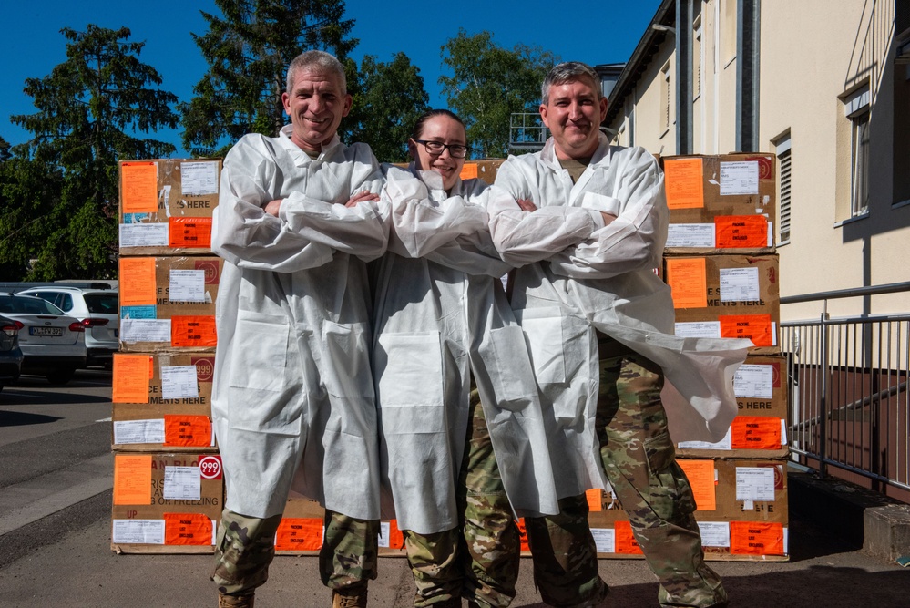 Landstuhl Regional Medical Center conducts blood resupply for DEFENDER 25
