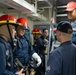 Curtis Wilbur Conducts In-Port Emergency Team Drill