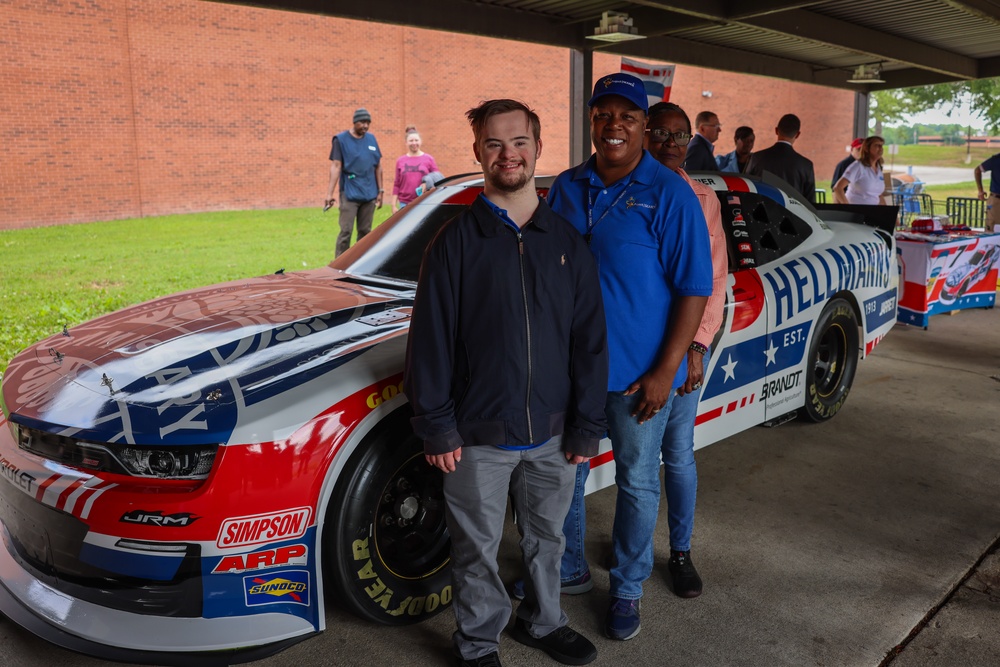 NASCAR Driver Justin Allgaier Unveils New Paint Scheme Featuring DeCA Logo
