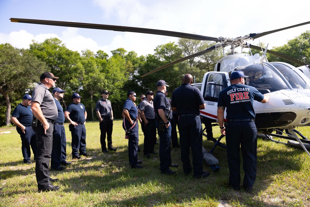 NAS Pensacola Fire Department Conducts Joint Life Flight Training
