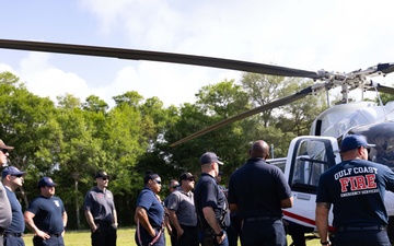 NAS Pensacola Fire Department Conducts Joint Life Flight Training