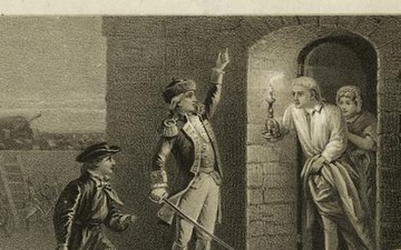 The capture of Fort Ticonderoga