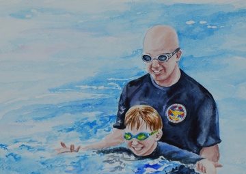 US Coast Guard Art Program 2025 Collection, Object Id # 202522, &quot;Success is in the smile,&quot; Priscilla Patterson