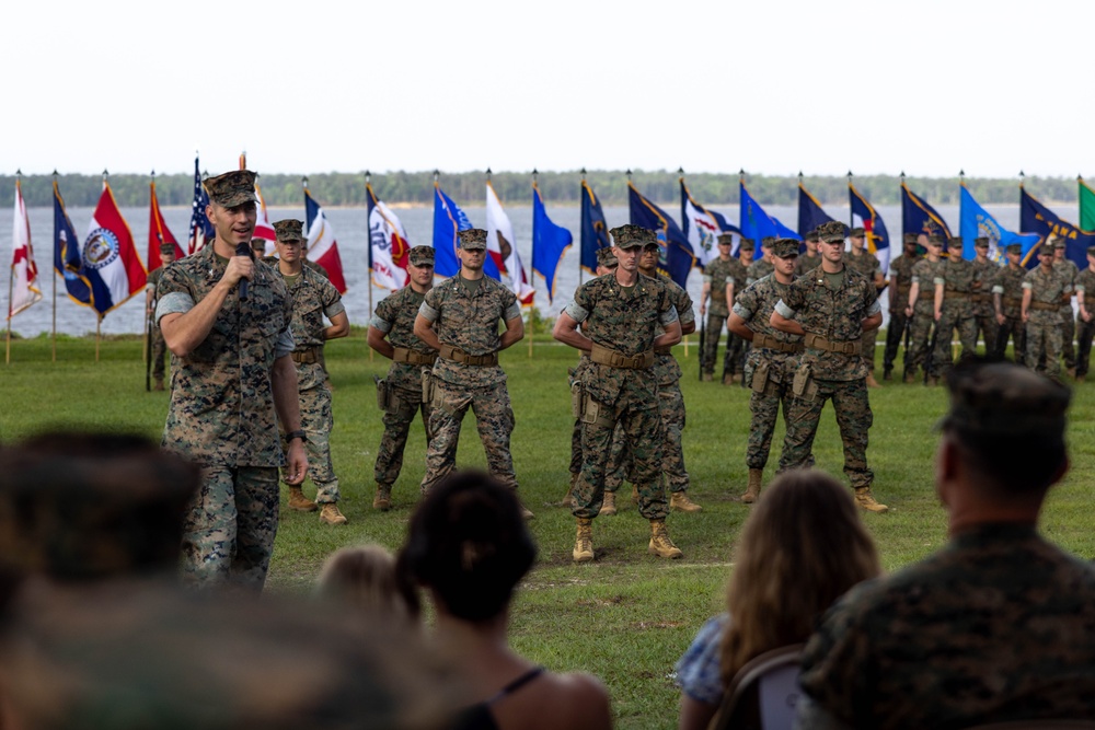 Combat Logistics Battalion 6 Change of Command Ceremony