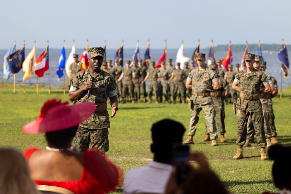 Combat Logistics Battalion 6 Change of Command Ceremony