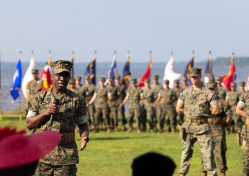 Combat Logistics Battalion 6 Change of Command Ceremony