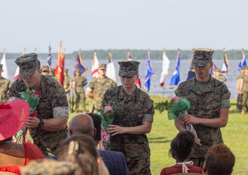Combat Logistics Battalion 6 Change of Command Ceremony
