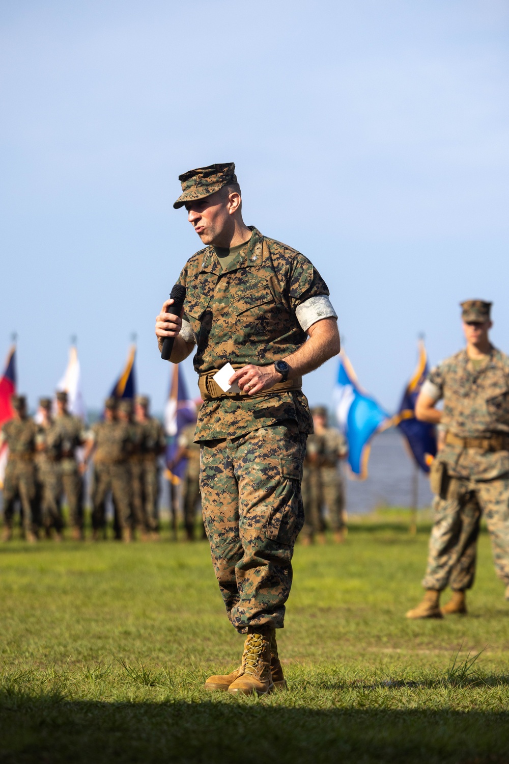 Combat Logistics Battalion 6 Change of Command Ceremony