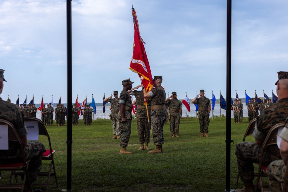 Combat Logistics Battalion 6 Change of Command Ceremony