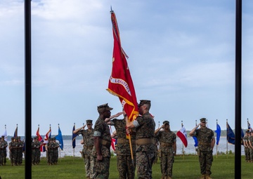 Combat Logistics Battalion 6 Change of Command Ceremony