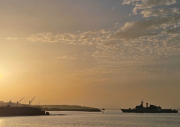 BNS Defensora Returns Cabo Verde, Obangame Express 2025