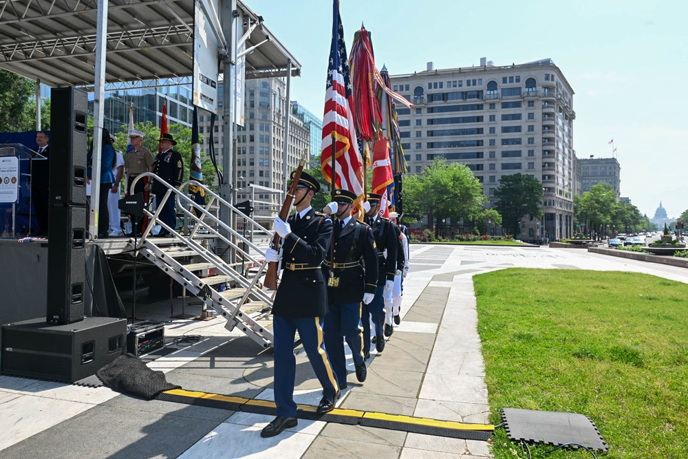 USPS 250th Military Stamps First Day of Issuance Ceremony