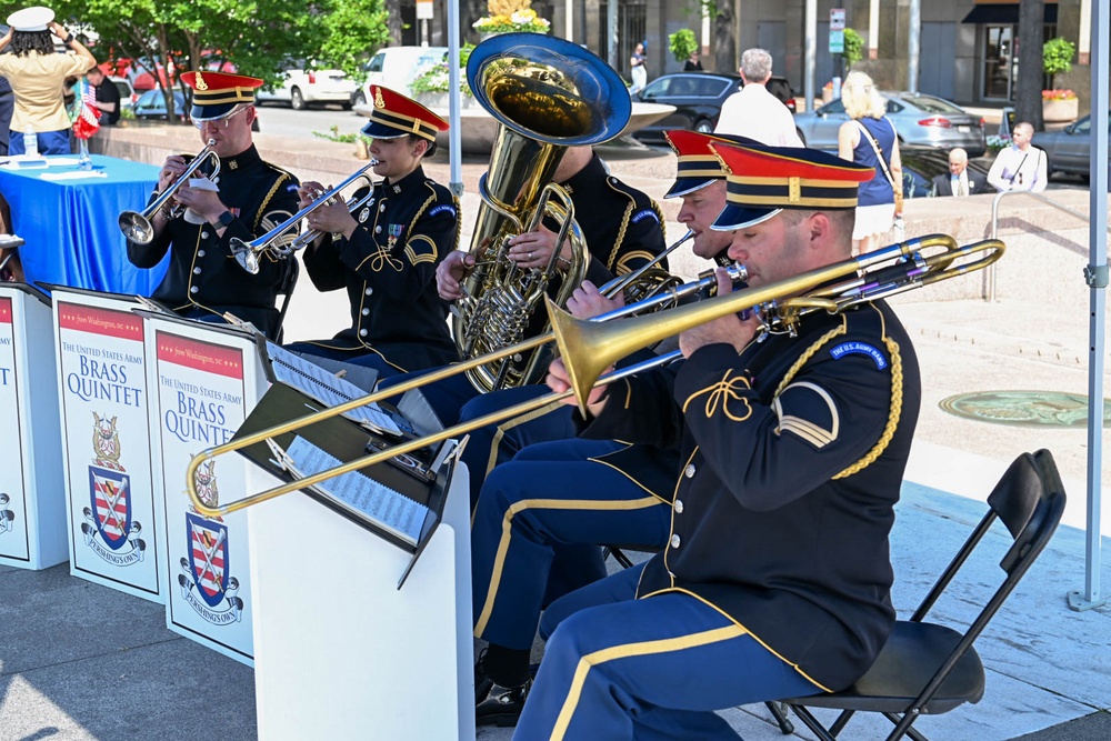 USPS 250th Military Stamps First Day of Issuance Ceremony