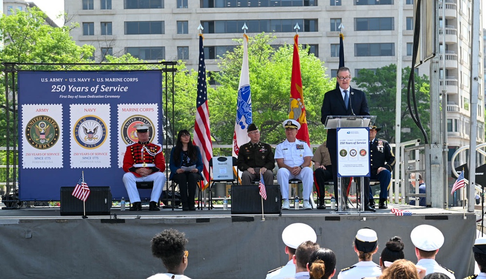 USPS 250th Military Stamps First Day of Issuance Ceremony