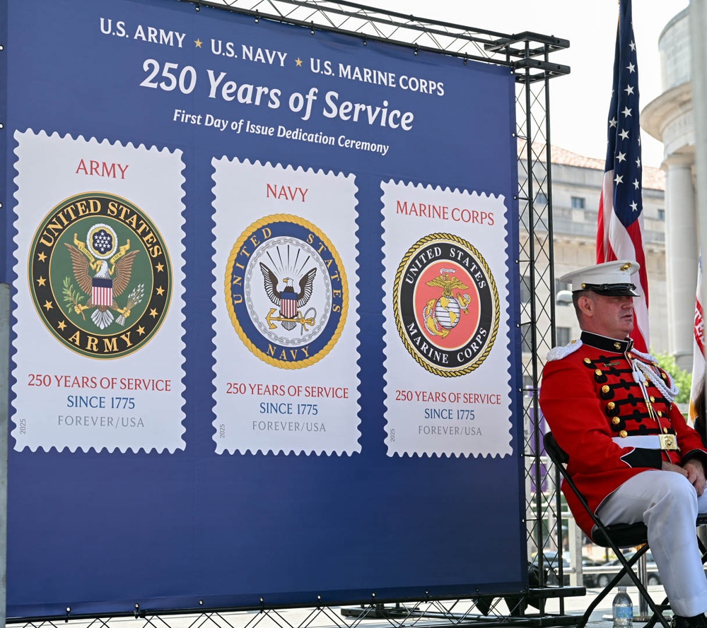 USPS 250th Military Stamps First Day of Issuance Ceremony