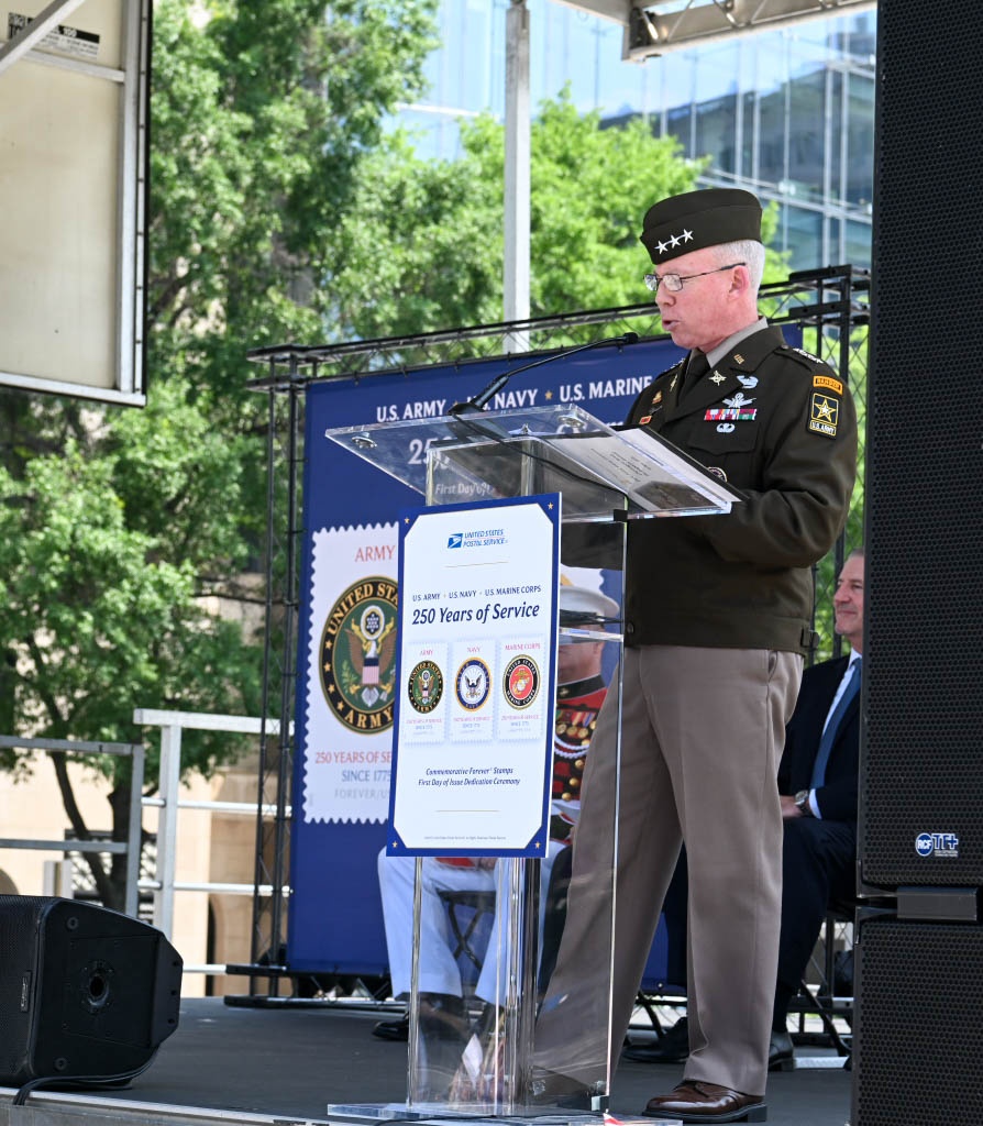 USPS 250th Military Stamps First Day of Issuance Ceremony