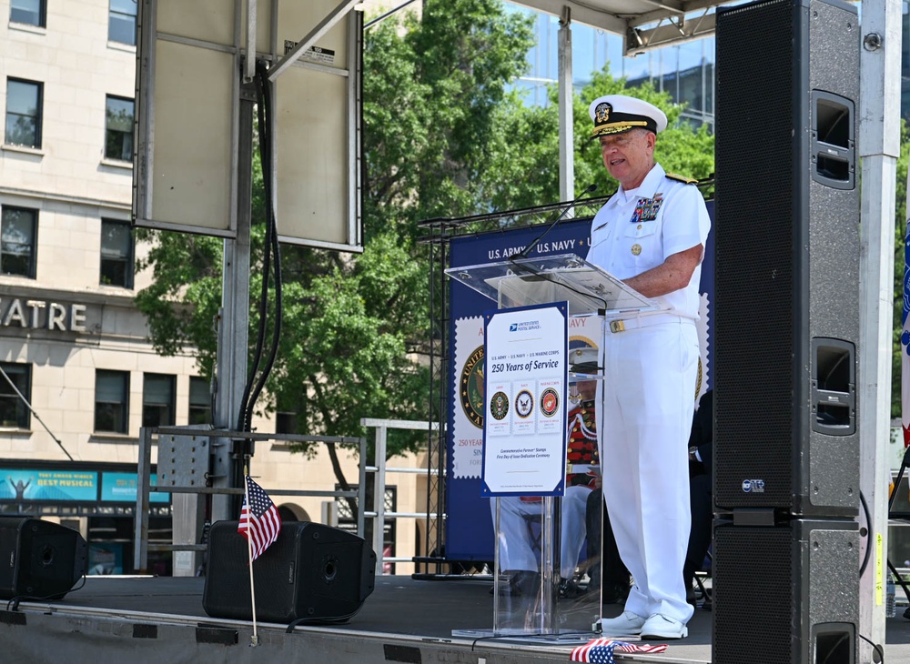 USPS 250th Military Stamps First Day of Issuance Ceremony