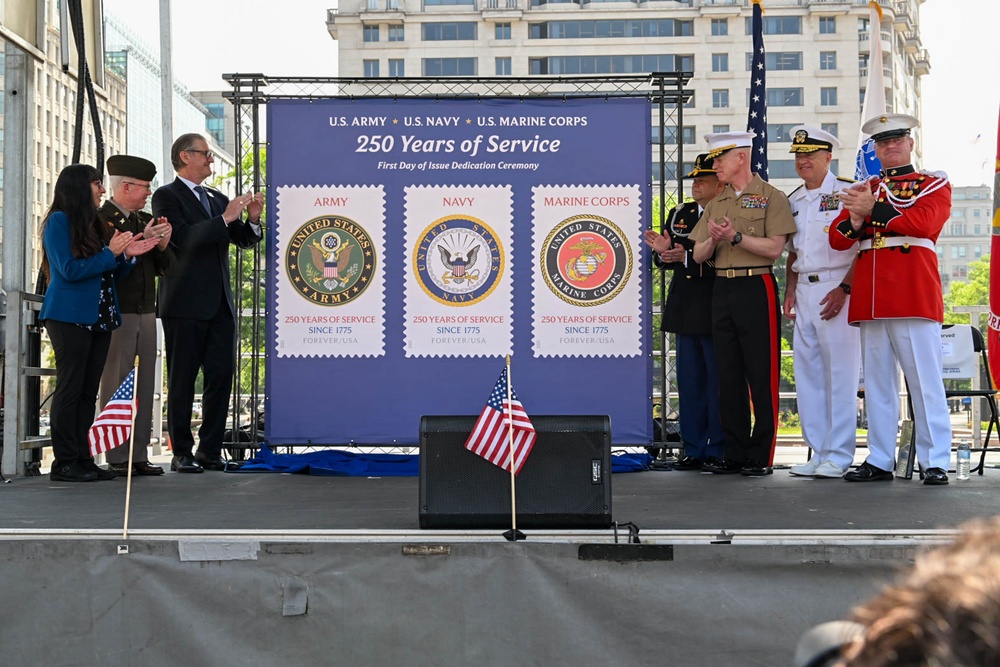 USPS 250th Military Stamps First Day of Issuance Ceremony