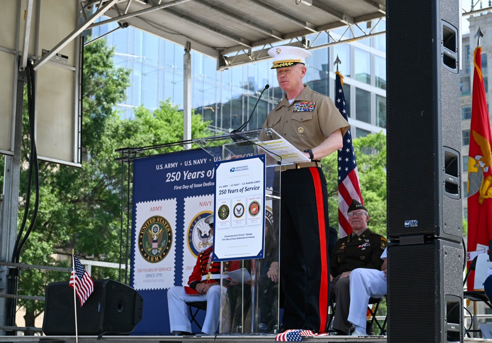 USPS 250th Military Stamps First Day of Issuance Ceremony