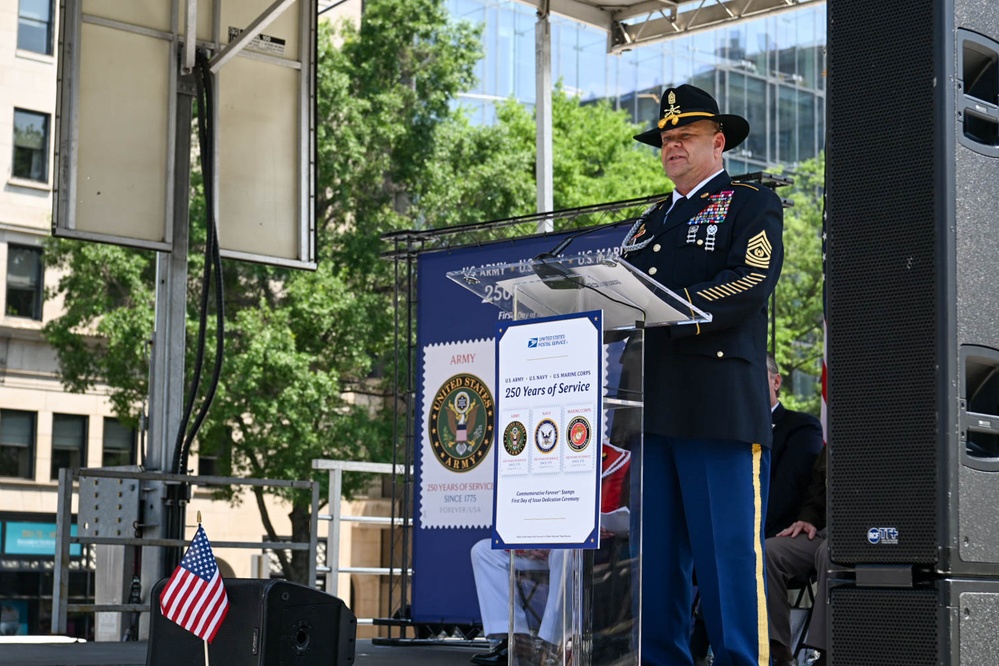 USPS 250th Military Stamps First Day of Issuance Ceremony