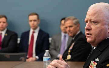 MCPON Honea participates in Navy-Marine Corps Caucus Social