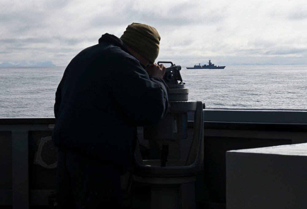 USS Thomas Hudner (DDG 116) Participates in Formidable Shield 2025