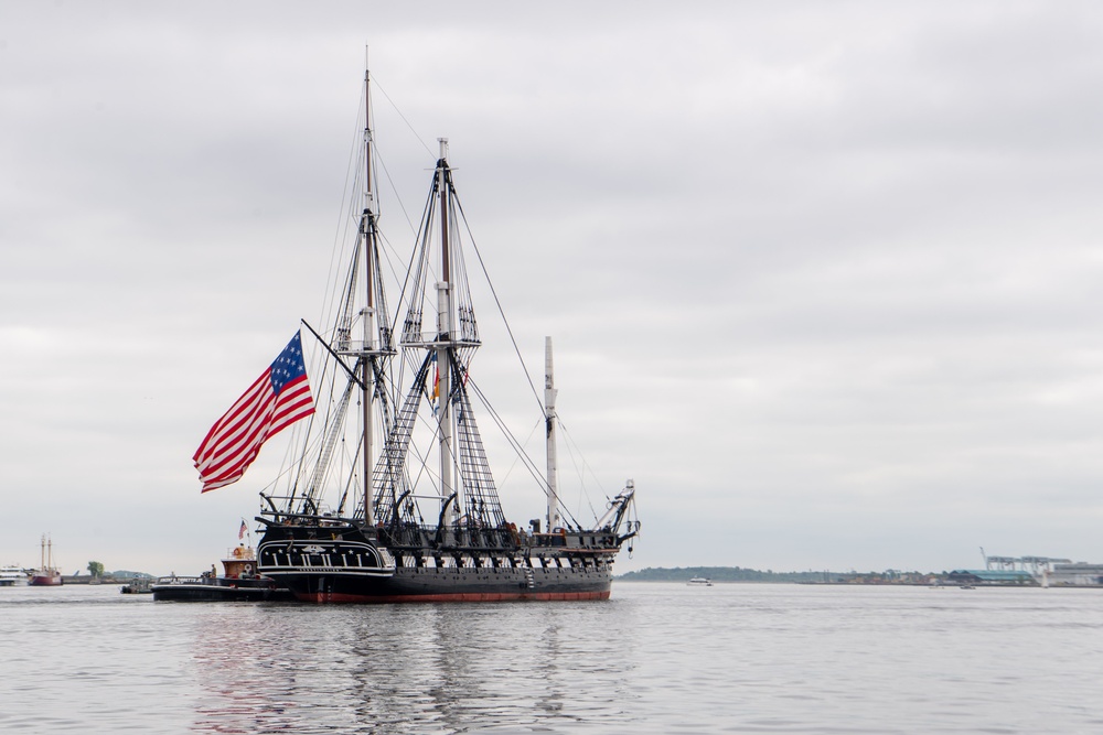 USS Constitution Goes Underway
