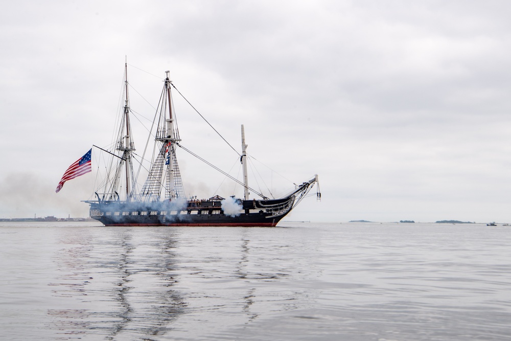 USS Constitution Goes Underway